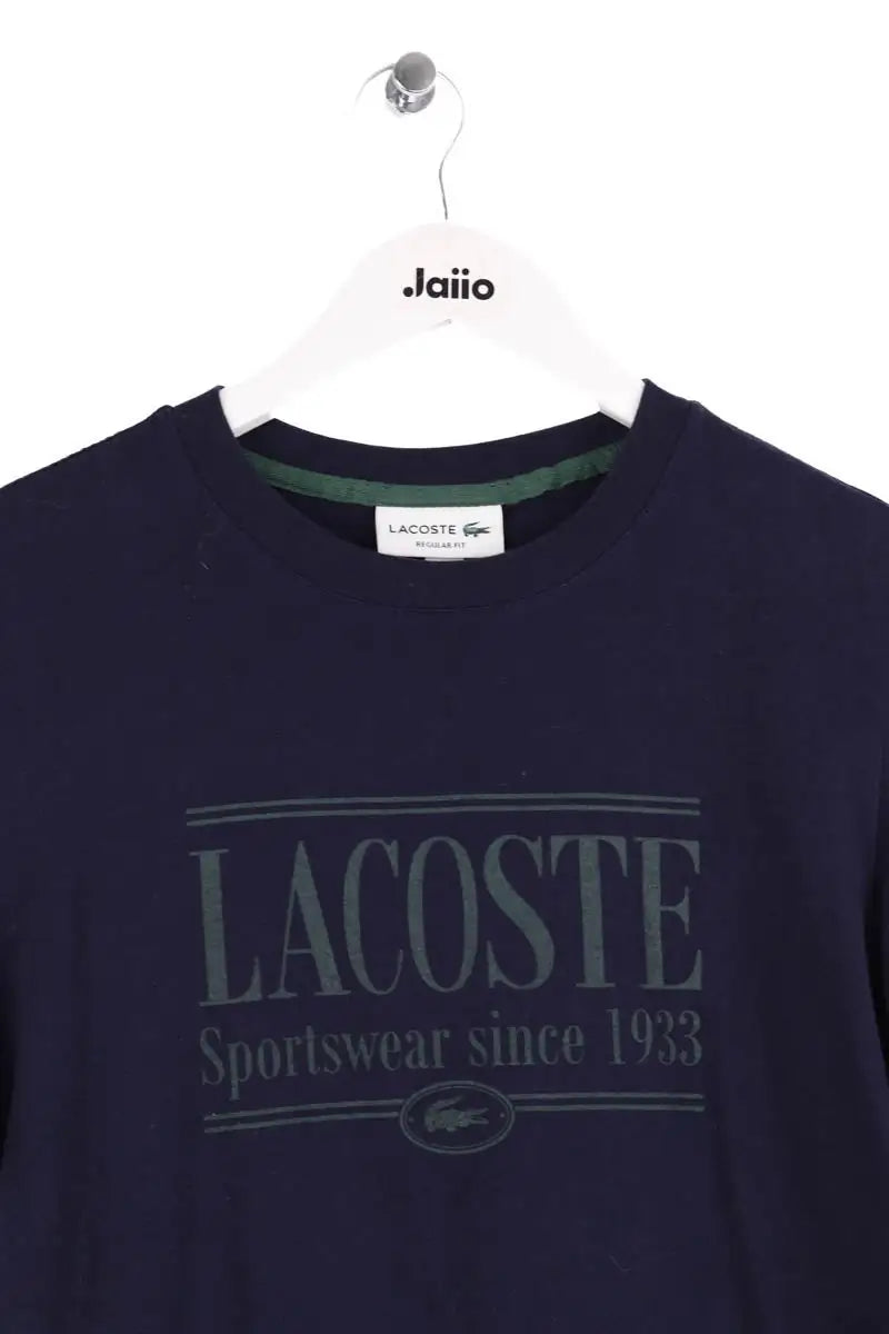 T-shirt Lacoste Marine en Coton