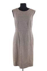 Robe Max & Co Marron en Synthétique, taille M - Seconde Main