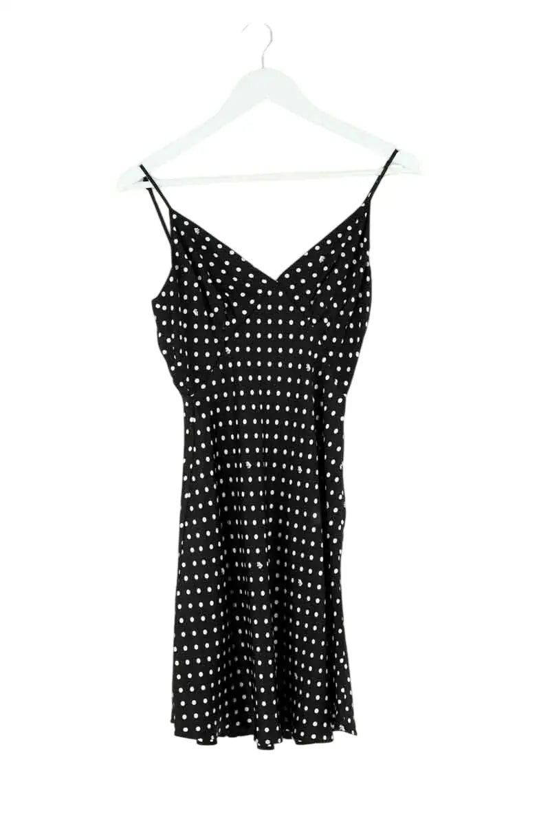 Robe From Future Noir en Soie, taille XS - Seconde Main