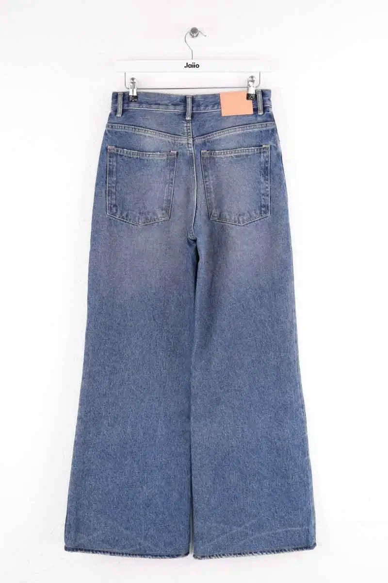 Jean large Acne Studios Bleu en Coton