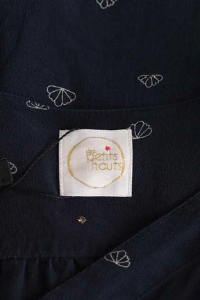 Blouse Des Petits Hauts Marine en Synthétique