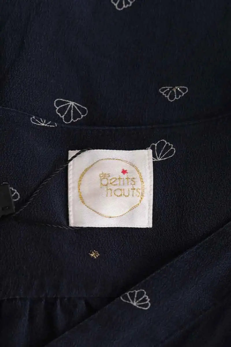 Blouse Des Petits Hauts Marine en Synthétique