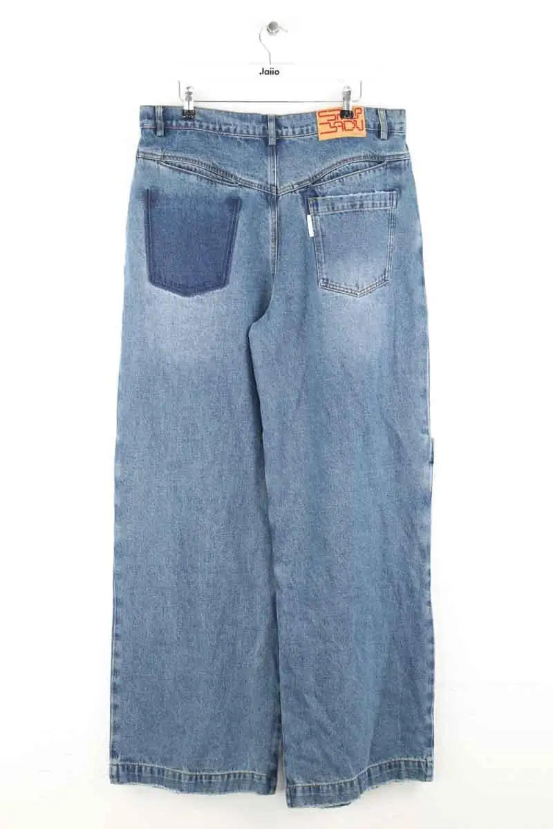 Jean large Spencer Badu  Bleu