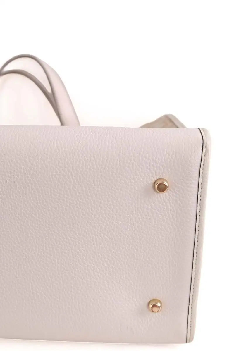 Cabas Dempsey Coach Beige en Cuir