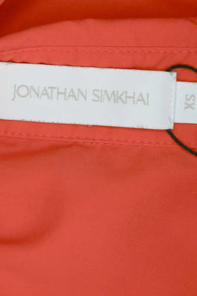 Robe Jonathan Simkhai Orange en Coton