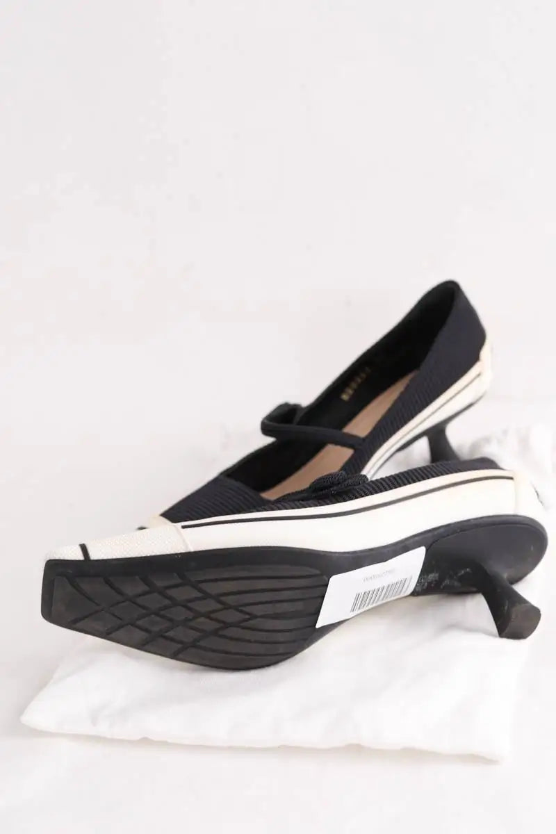 Talons Dior Noir en Tissu