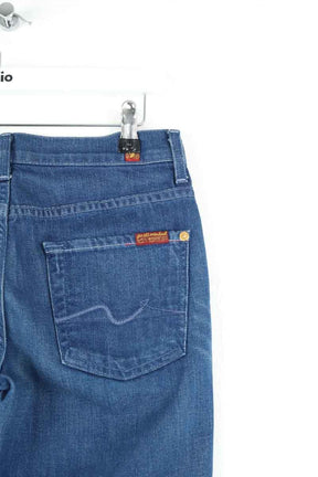 Droit 7 For All Mankind  Bleu