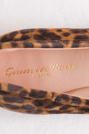Ballerines Gianvito Rossi Marron en Daim