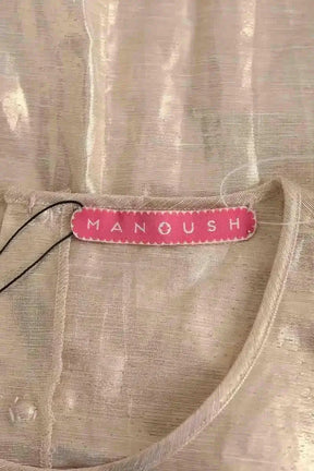 Robe Manoush Doré en Synthétique