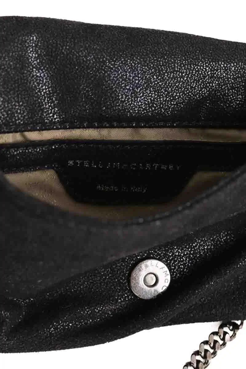 Mini sac Stella McCartney Falabella mini Noir en Cuir végétal