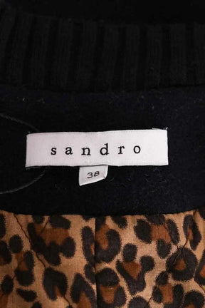 Veste Sandro Noir en Laine