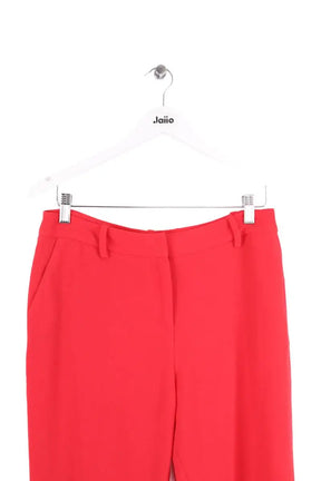 Pantalon droit Maje Rouge en Synthétique