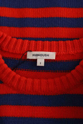 Pull Manoush Rouge en Laine