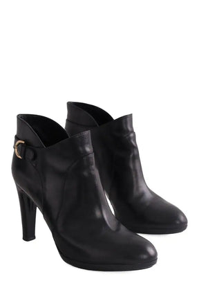 Boots à boucles Sergio Rossi Noir en Cuir