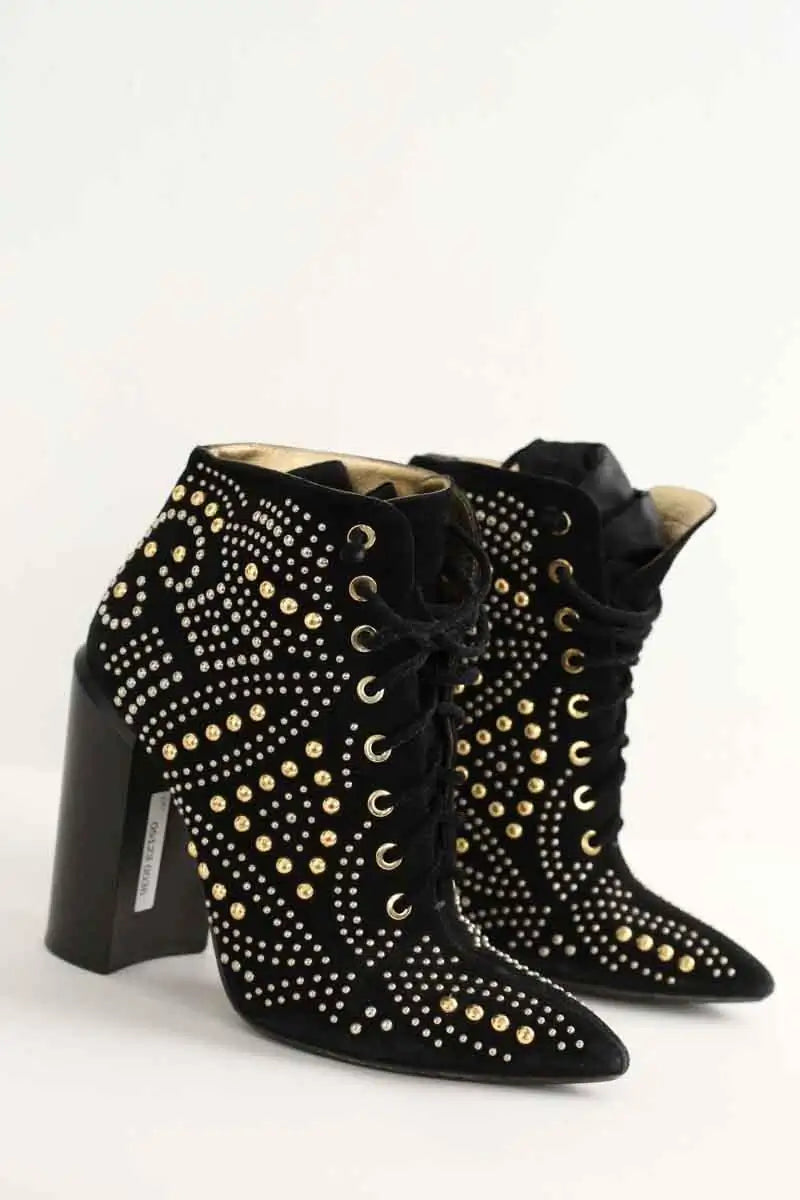 Boots à lacets Walter Steiger  Noir