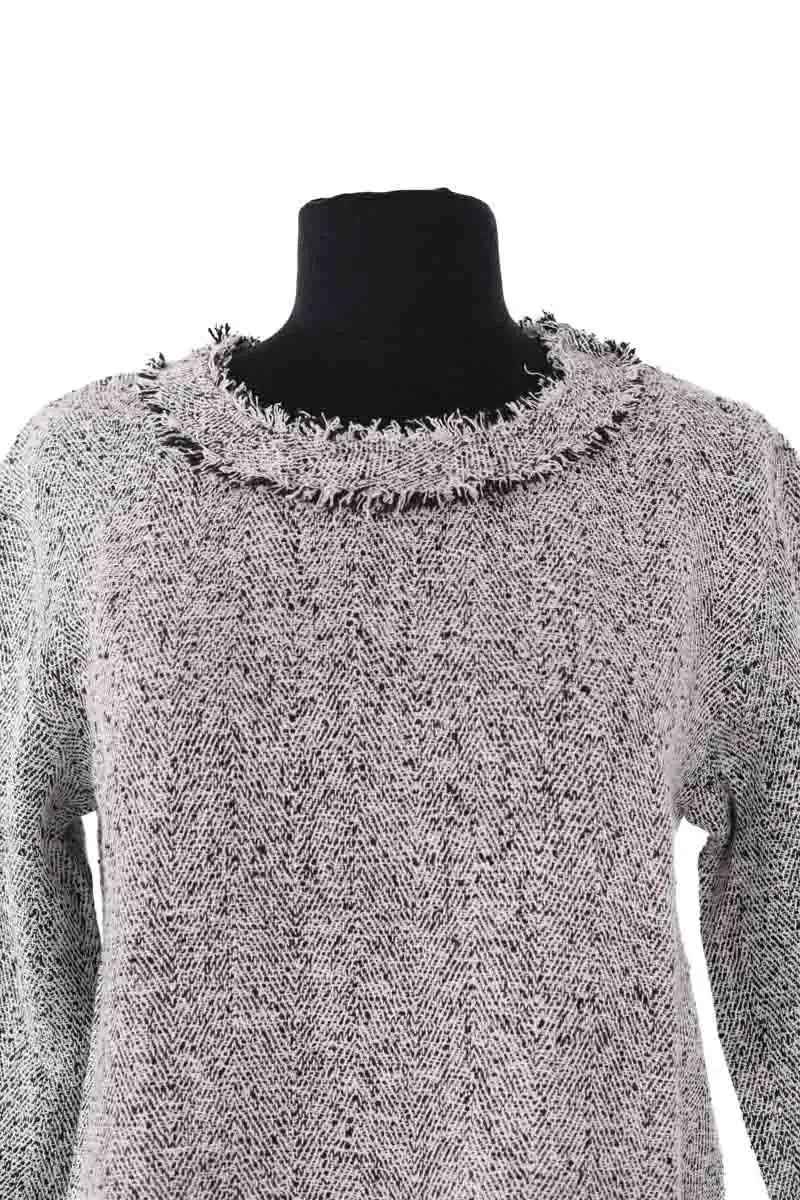 Top Iro Noir en Coton