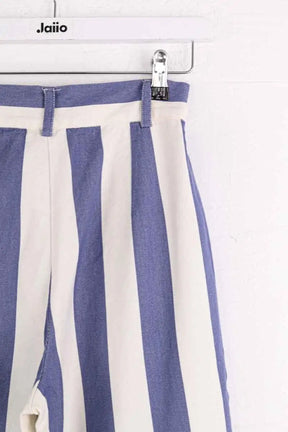 Pantalon La Veste Bleu en Coton