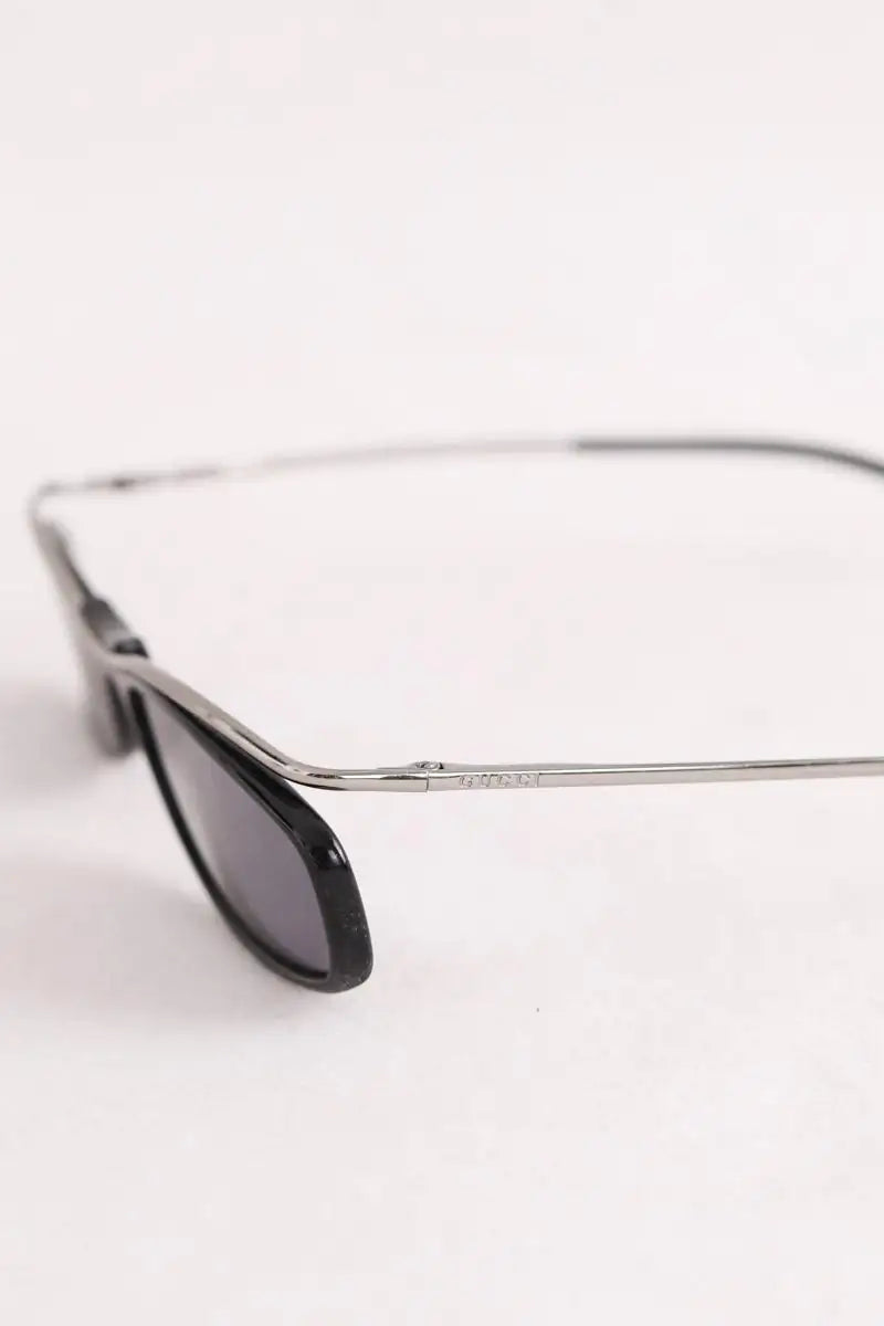Lunettes de soleil Gucci Noir en Métal