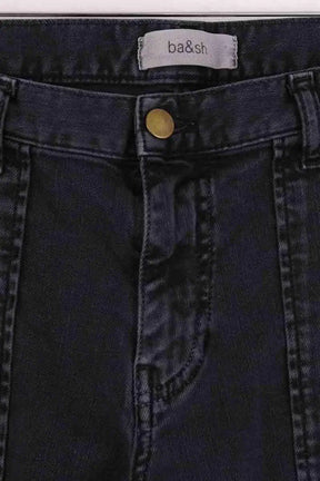 Jean droit Ba&Sh Noir en Coton