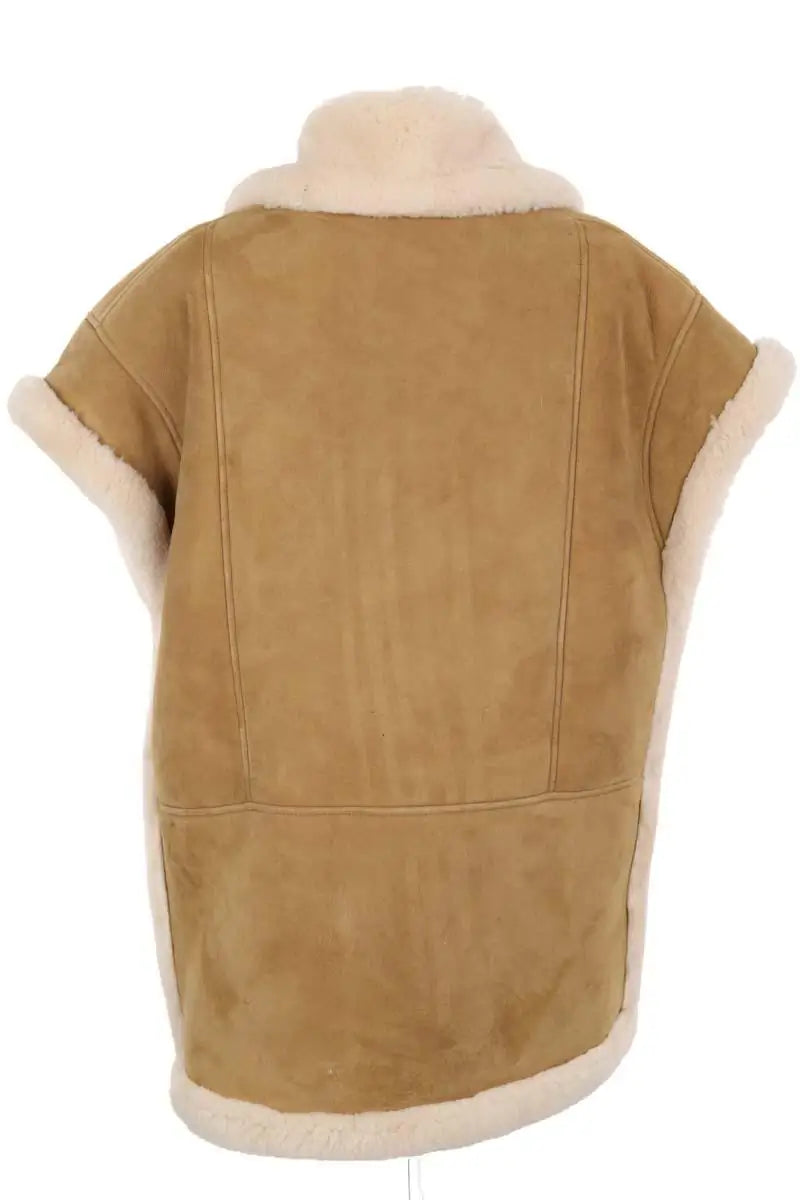 Veste Sandro Beige en Cuir