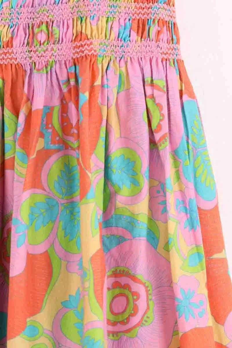 Robe Manoush Rose en Coton
