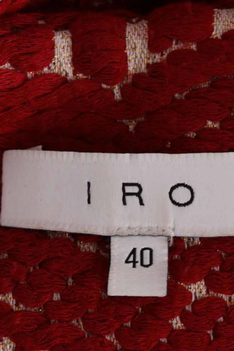 Veste Iro Rouge en Synthétique