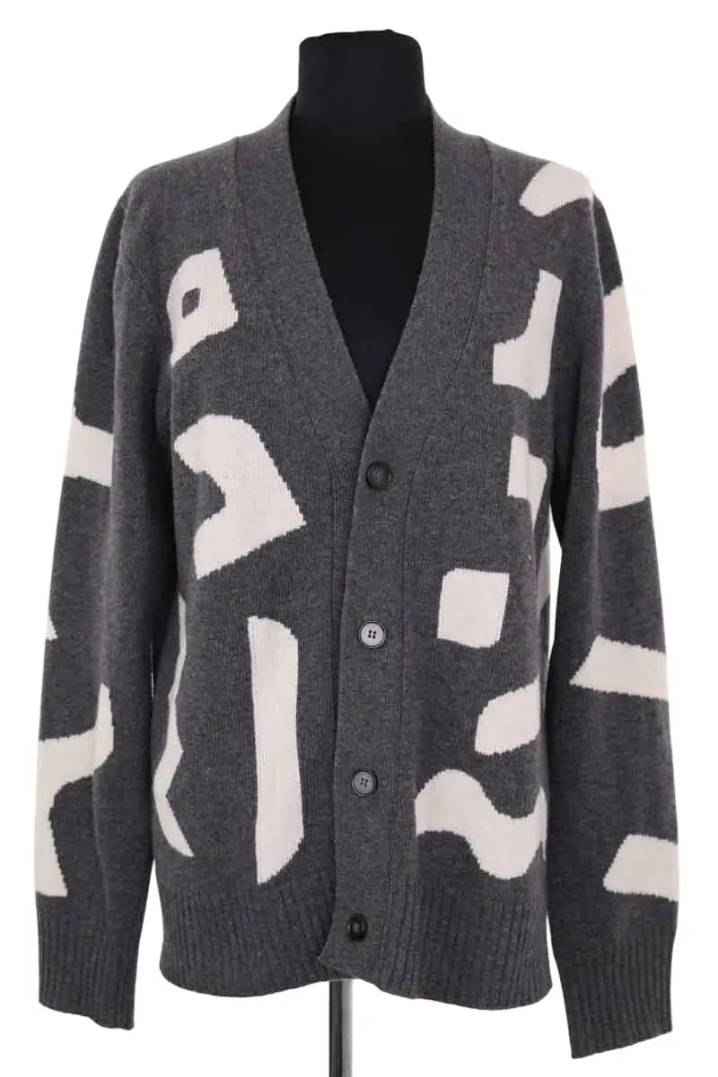 Cardigan Officine Générale Gris en Laine, taille S - Seconde Main