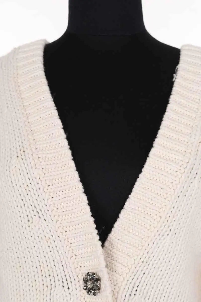 Cardigan Ba&Sh Blanc en Coton