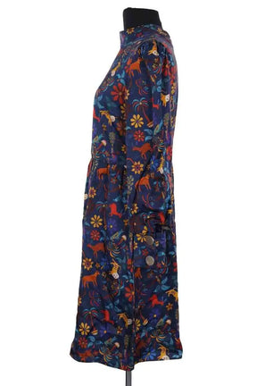Robe Soi Bleu en Synthétique