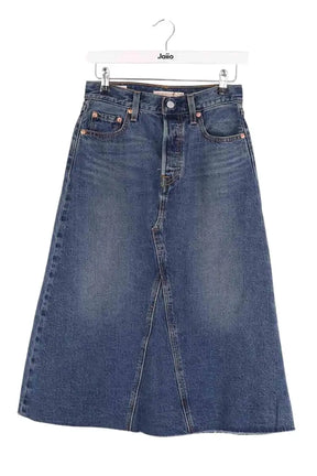 Jupe Levi's Bleu en Coton, taille XS - Seconde Main