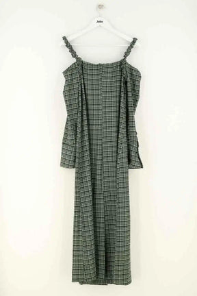 Robe Ganni Vert en Synthétique