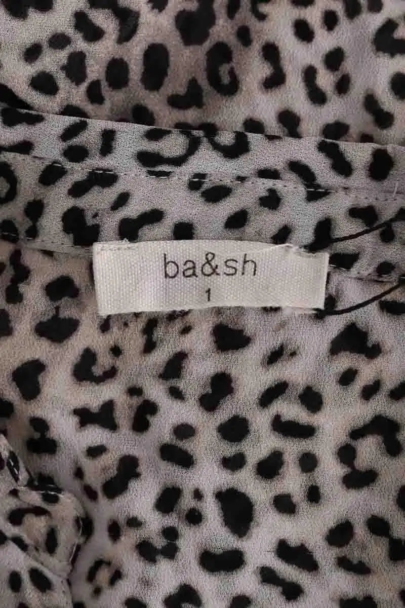 Chemise Ba&Sh Gris en Viscose