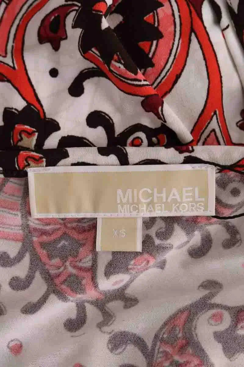 Robe Michael Kors Rouge en Synthétique