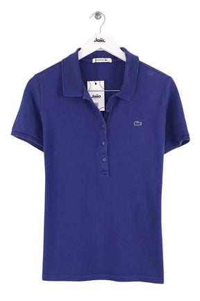Polo Lacoste Bleu en Coton, taille XS - Seconde Main