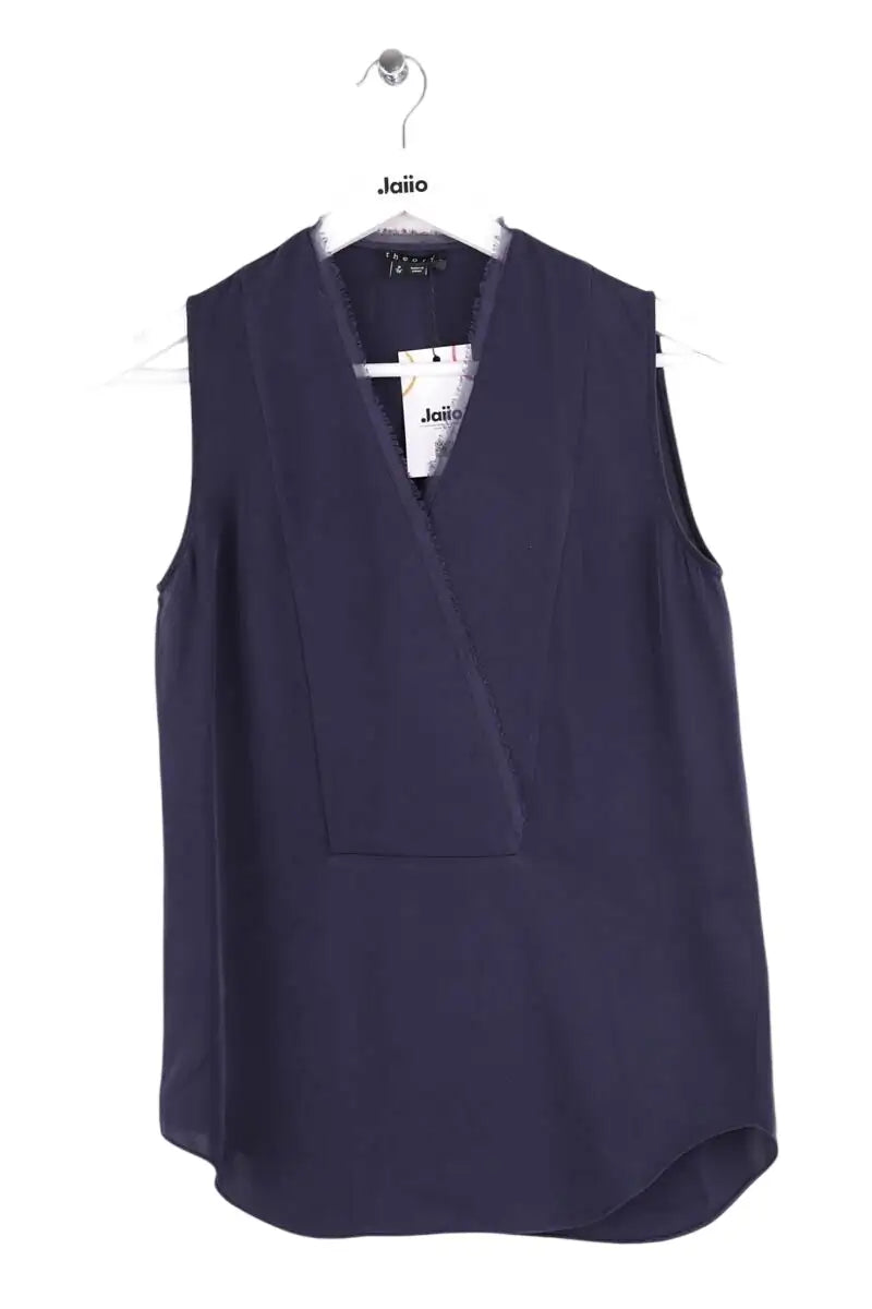 Blouse Theory Bleu en Soie, taille S - Seconde Main