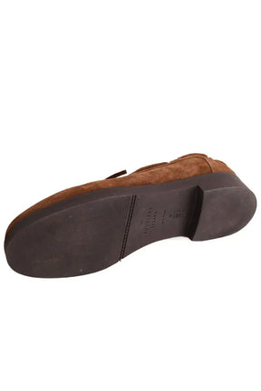 Mocassins Sézane Marron en Daim