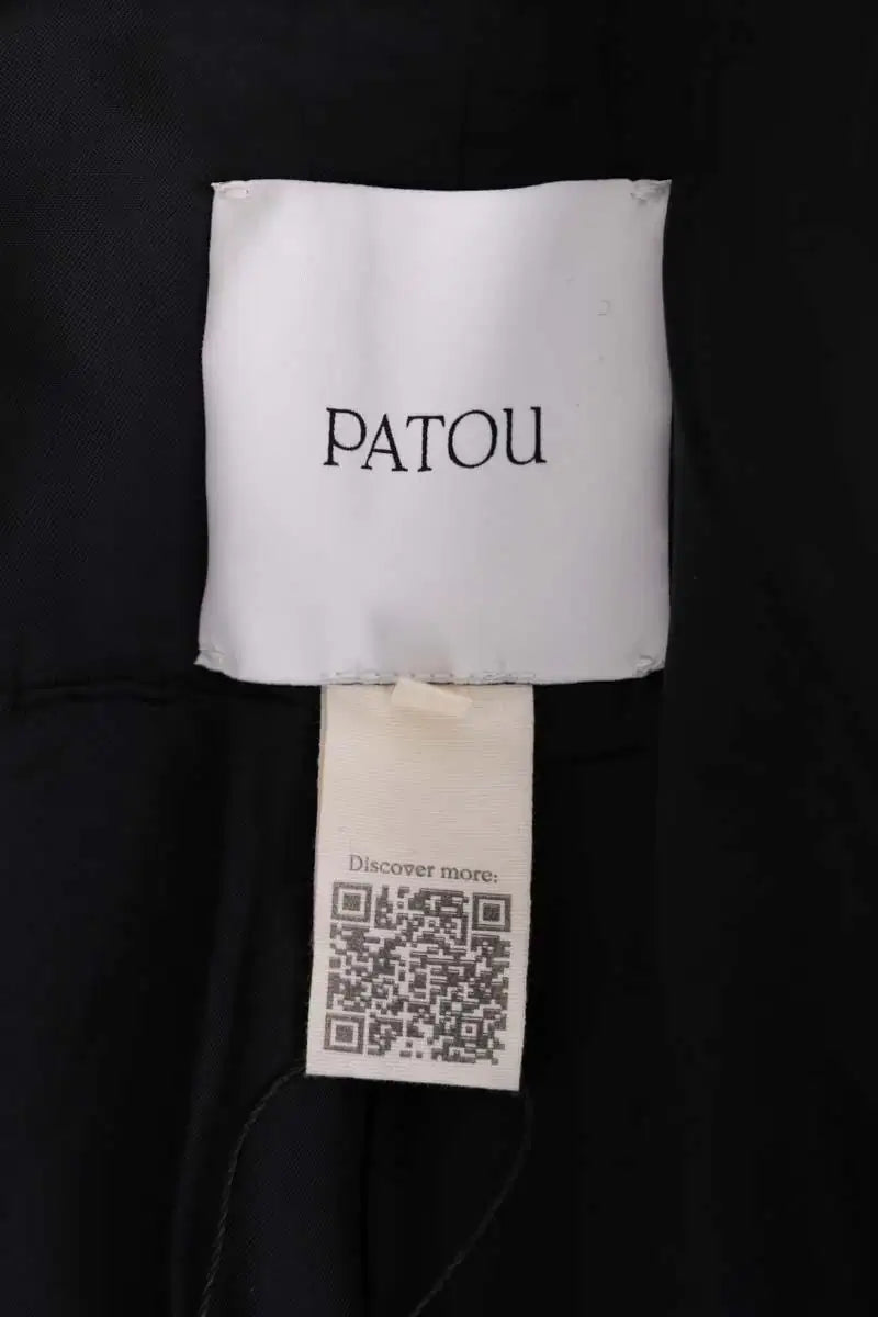 Veste Patou Noir en Laine
