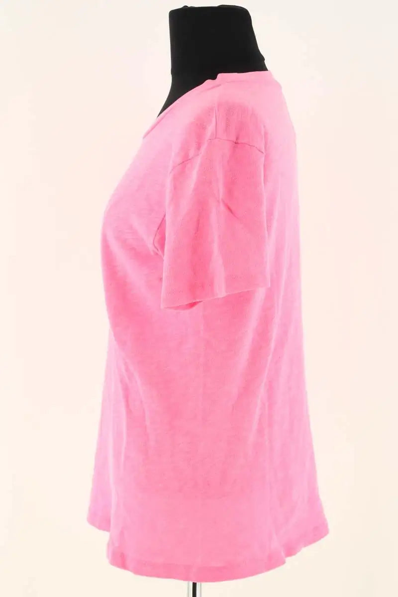 T-shirt American Vintage Rose en Coton