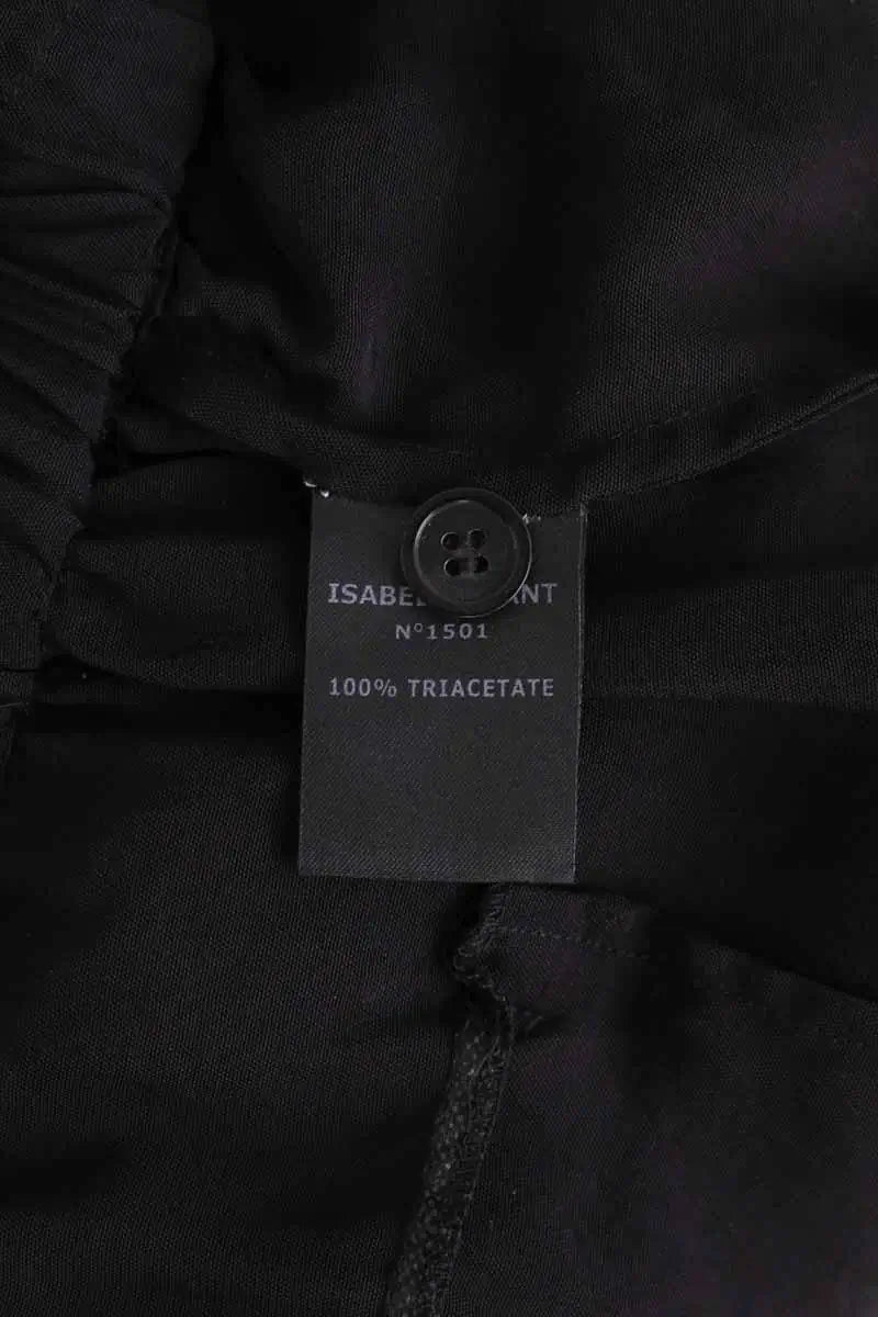 Pantalon Isabel Marant Noir en Synthétique