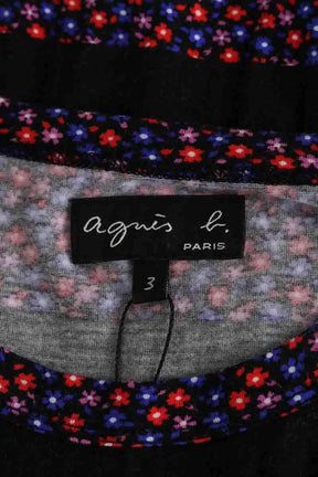 T-shirt Agnès B. Noir en Viscose