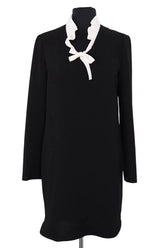 Robe Sandro Noir en Synthétique, taille M - Seconde Main