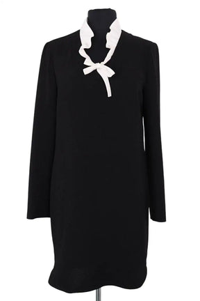 Robe Sandro Noir en Synthétique, taille M - Seconde Main