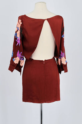 Robe Antik Batik  Bordeaux