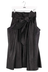 Jupe Sonia Rykiel Noir en Lin, taille S - Seconde Main