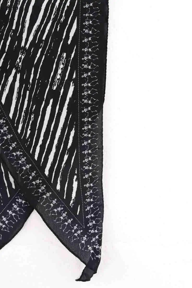 Écharpe Zadig & Voltaire Noir en Soie
