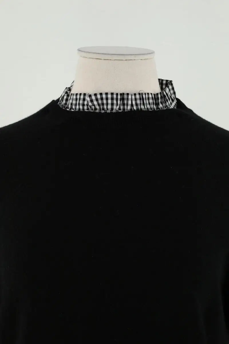 Pull Sézane Noir en Coton
