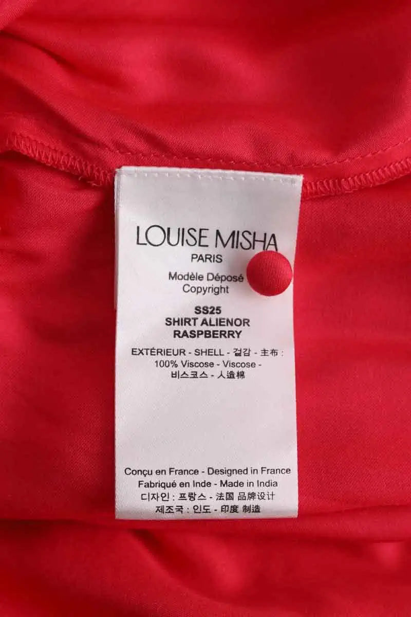 Blouse Louise Misha Rouge en Viscose