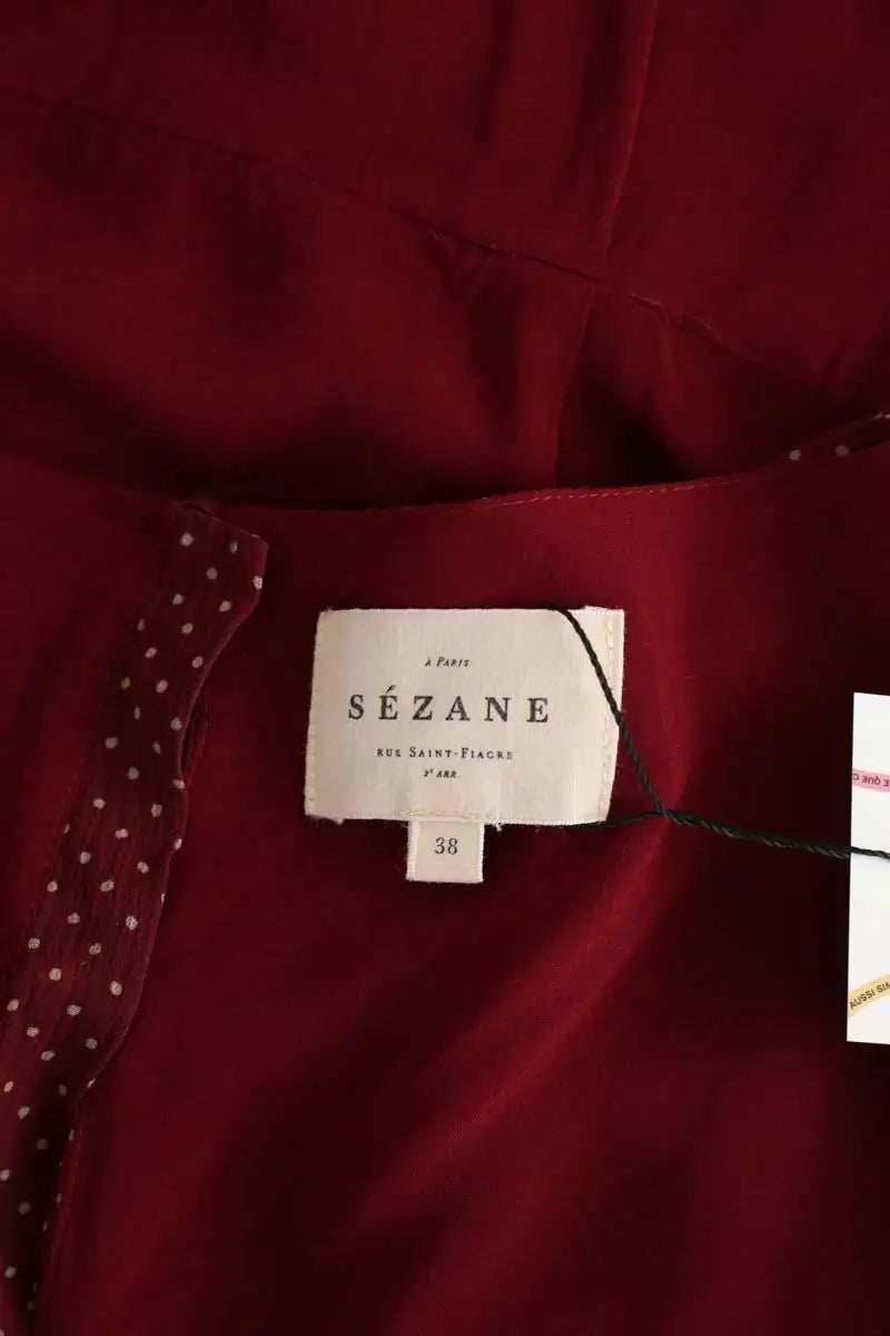 Robe Sézane  Bordeaux
