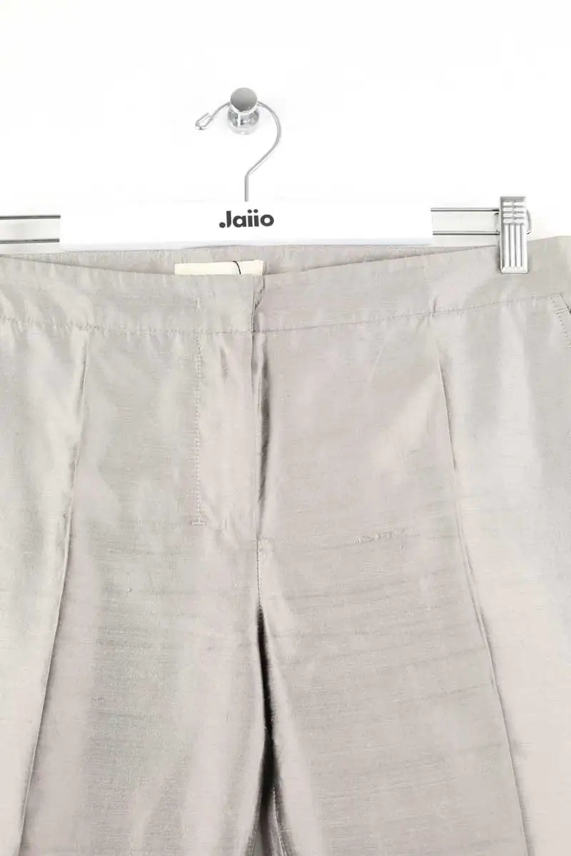 Pantalon droit Max Mara  Argent