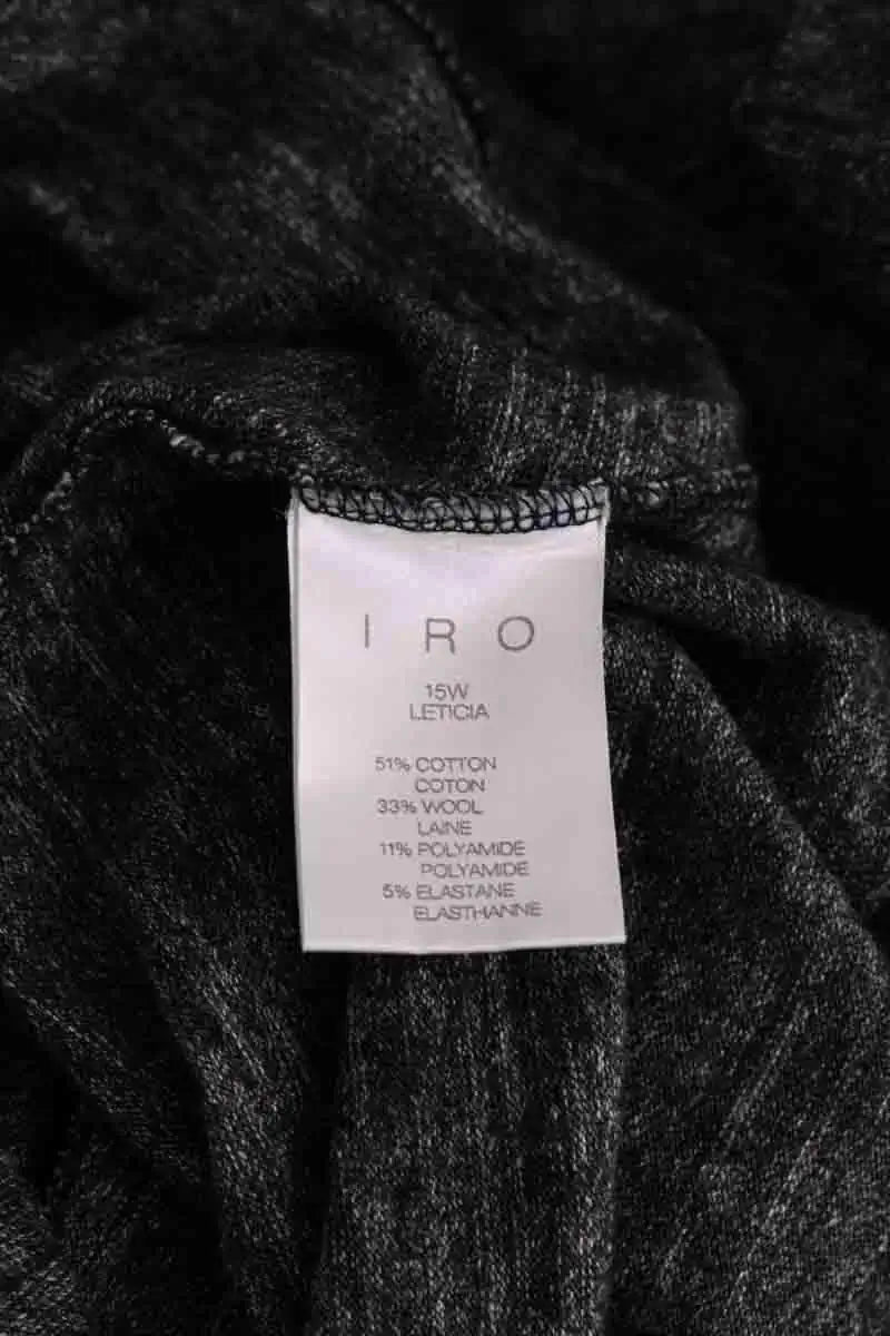 Robe Iro Noir en Coton